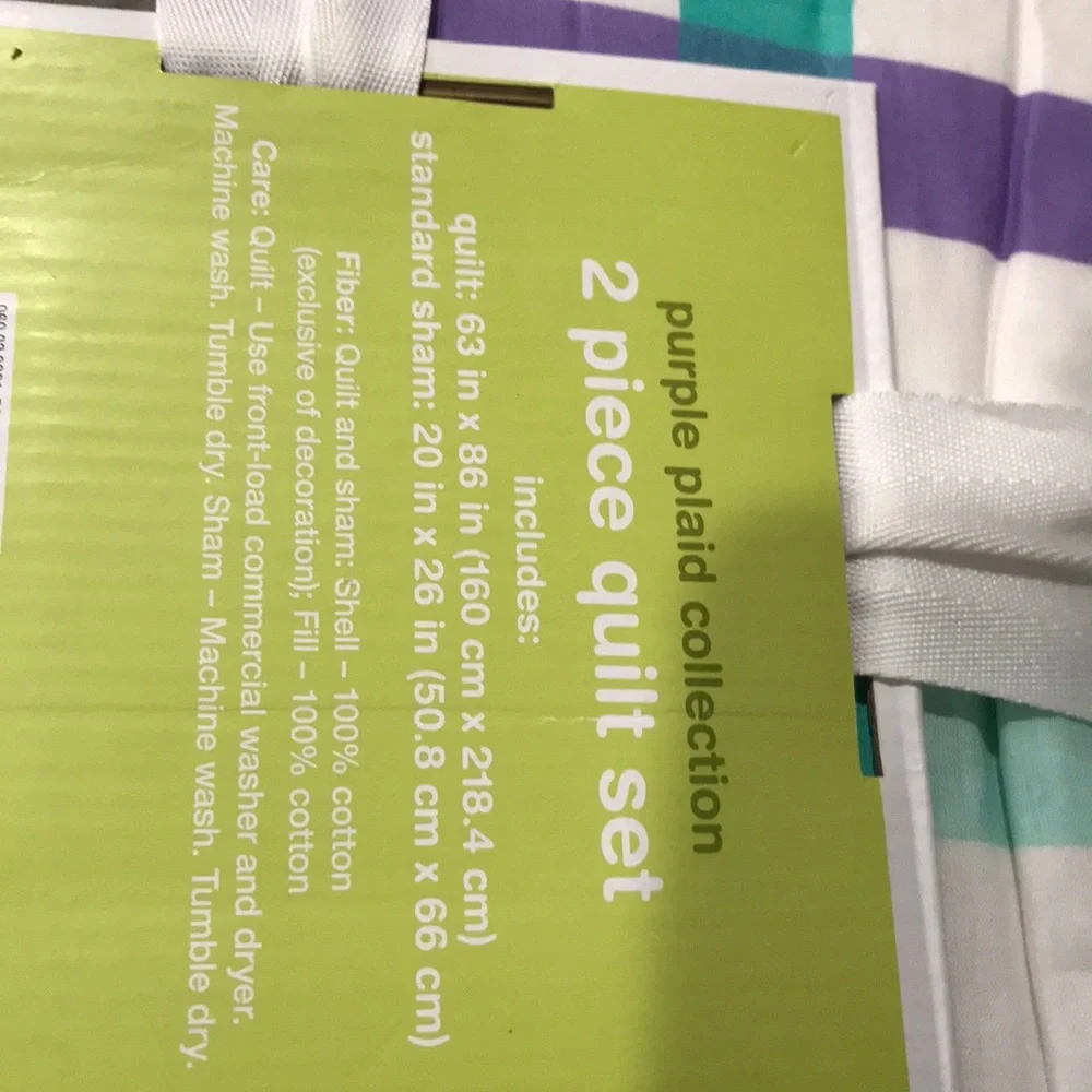 Brand New Circo Quilt Set 2 pc Twin Size Purple